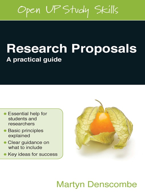 Title details for Research Proposals by Martyn Denscombe - Available